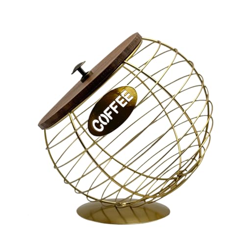 Support de dosettes de café avec couvercle, grand rangement maison - 2
