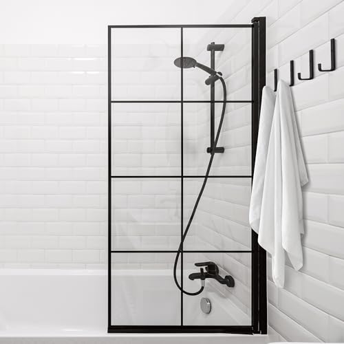 KIBAGA Stylish Bathroom Towel Hooks for Wall Mount Set of 4 - Beautiful, Sturdy & Easy to Install Metal Wall Hangers - Space Saving Matte Black Towel Holder - Your Perfect Bathroom Decor Addition - Image 6