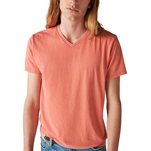 Image of Lucky Brand Men's Venice Burnout V Neck Tee