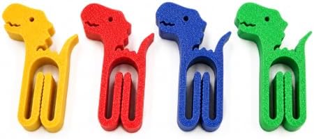 Dinosaur Bag Clips for Food Storage, 4 Pack image 5
