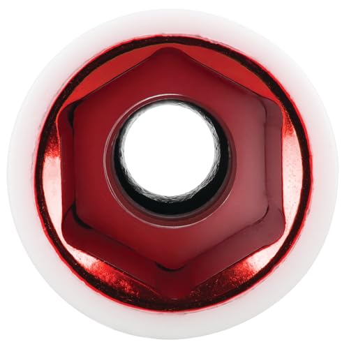 Image of Performance Tool W32925 Performance Tool 1 /2-Inch Impact Drive 21mm Thin Wall Socket , Red