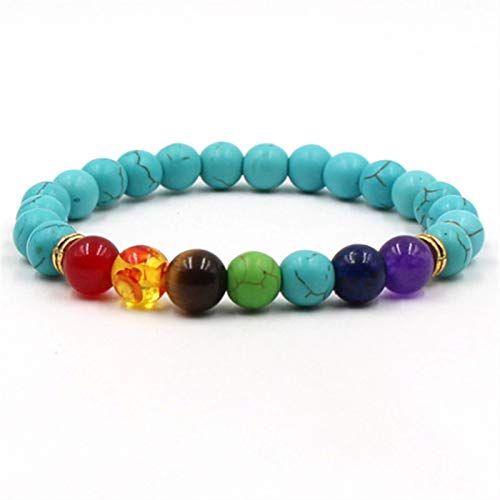 Bracelet en pierre naturelle pour couple, le cadeau romantique et yoga