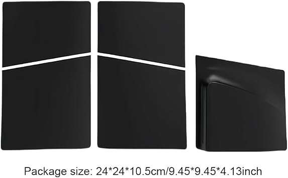 Replacement Faceplate Split ABS Hard Case Anti-Scratch Face Plate Console Cover Protective Case Shockproof for PS5 Slim Disc/Digital Edition Console