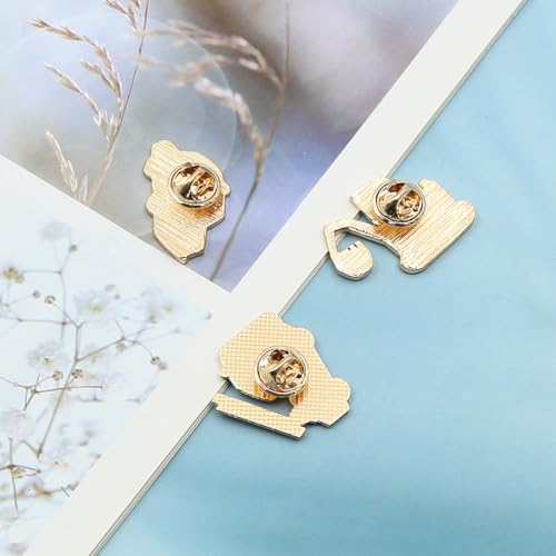 3 Pcs Car Brooch Pins Excavator Police Car Fire Truck Enamel Brooch Lapel Pin Cute Cartoon Badge for Kids Boys Girls T-Shirt Bags Backpack Accessories Gift4