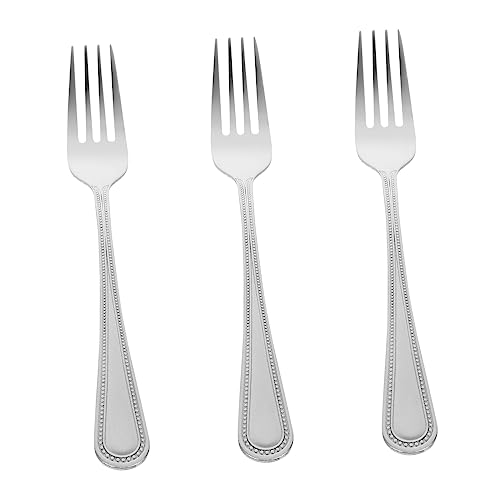 HEALLILY 3 tenedores para tartas, pequeños tenedores de postre, reutilizables, para aperitivos, bufés, fiestas, cafeterías, restaurantes
