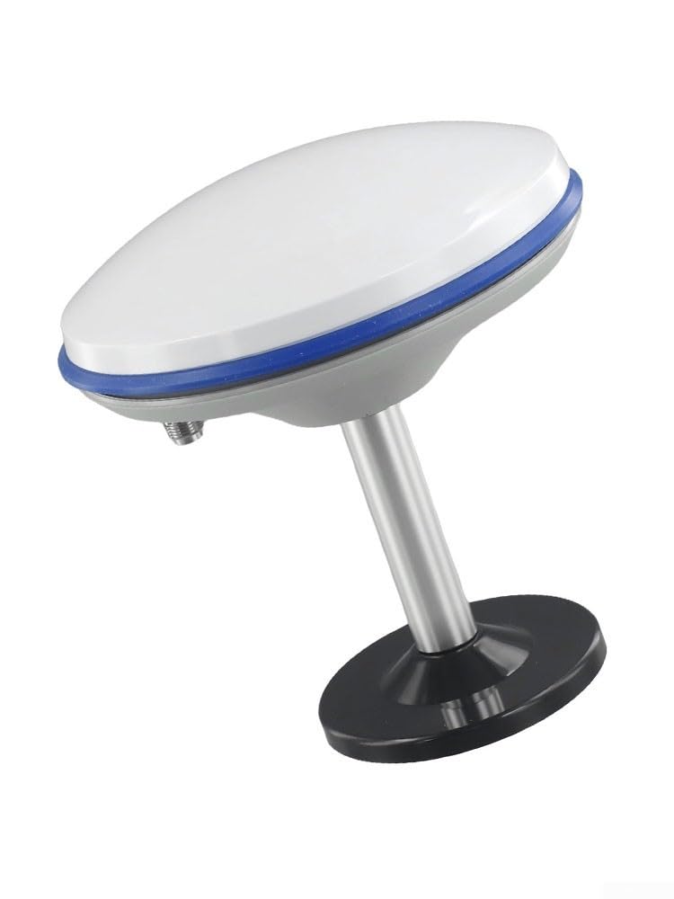 Guscio antenna per sistemi GNSS a banda completa, migliora le prestazioni nelle attività di rilevamento e ingegneria (blu)