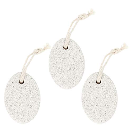 SUPVOX 3pcs Pumice Stone Lava Pedicure Tools Double Side Lollipop Shape Hard Skin Remover for Hands Foot File Exfoliation 8.5x6x3cm