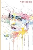  NOTEBOOK: NOTEBOOK GIRLS -100 PAGES - (6X 9)