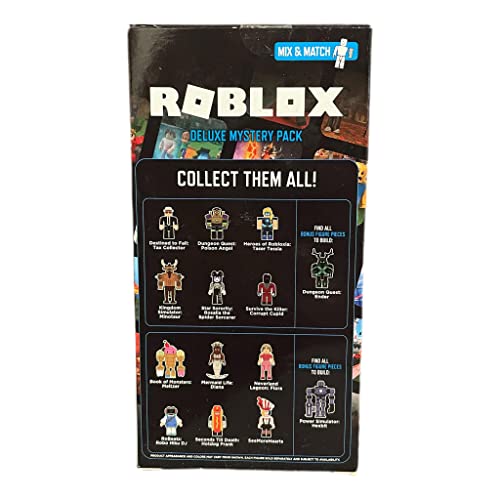 Roblox Deluxe Mystery Pack Action Figure Series 1 - Includes Exclusive Virtual Item (Choose Figure) (Robo Hiku Dj) #TOP1
