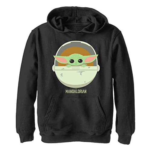 STAR WARS Mandalorian The Child Cute Bassinet Boy's Hooded Pullover Fleece