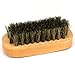 JINLL Brosse À Cheveux en Soies pour Femmes Et Hommes - Brosse À Chaussures À Palette Rectangulaire en Bois Naturel
