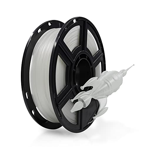 Flashforge Macaron PLA Filament 1.75mm, Bunt PLA 3D Drucker Filament, Maßgenauigkeit +/- 0.02mm, 1KG (2.2 LBS) Spule für 3D Drucker in Vakuumverpackung (PLA Pro 0.6KG, Naturfarben) Cover