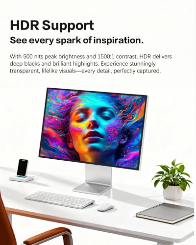 Image of P20 28.2'' UHD 4.5K (4500 x 3000) Glossy Monitor, IPS Panel, 99% sRGB, 99% DCI-P3, 10-Bit Colors, 192PPI, 60Hz, HDR, 1500:1, Eye Care, Low Blue Light (Honeycomb - with Stand x2)