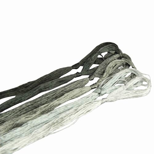 Image of Mulberry Silk Floss Embroidery Thread Floss-Cross Stitch Threads China Silk Woven Jewelry Threads DIY Sewing Kits (02)