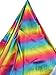 YYCRAFT Charmeuse Bridal Satin Fabric by The Yard 58 Inches Wide (Rainbow,2 Yards)