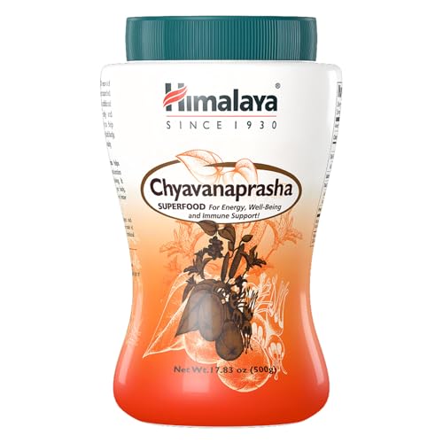 Himalaya Chyavanprash Jam - Herbal Superfood Spread for Immune Support and Promoting Stress Relief Vitality and Energy - Gluten Free Non-GMO 17.83 oz