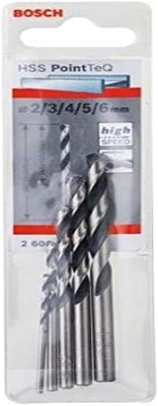 Bosch 5 Piece PointTeq HSS Drill Bit Set'