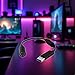 GANPUB Black Audio USB Breakaway PC Cable Cord Adapter Converter for Xbox 360 Controller RockSmith Real Tone Cable