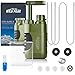 Wild Peak Stay Alive-3 Outdoor Tactical 4-Stage Water Filter Emergency Pump with Activated Carbon for Survival, Camping, Hiking, Climbing, Backpacking (5000 Liters)