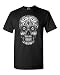 Shop4Ever Skull Black & White T-shirt Day of the Dead Shirts