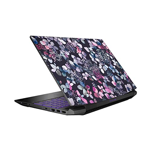 Autocollant HP Pavilion 15.6 Ninola Hydrangea Floral Protection Vinyle pour PC Portable 15-dk0047TX