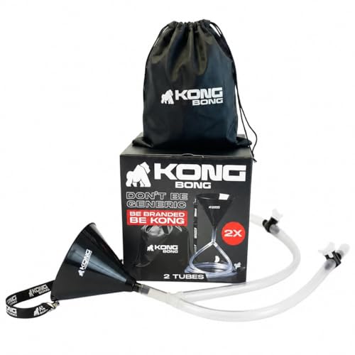 Kong Double Funnel | Dual Tube Drinking Funnel for Party Games Tailgates Festivals & Celebrations