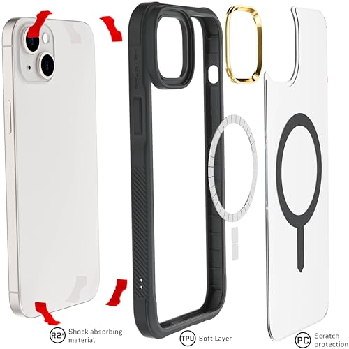 Coque silicone iPhone 15 Plus évitez les bris d'écran avec la protection MagSafe fine