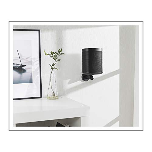 Support mural premium conecto noir pour enceinte SONOS ONE design élégant - 6