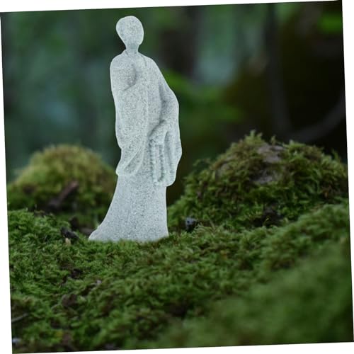 Bonsaï Zen Fleur et Sculptures Vintage de Bouddha en Grès