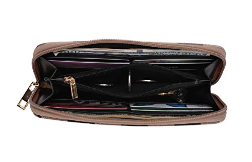 Image of MKF Collection Women's Tote Bag With Wristlet Wallet Bag, Vegan Leather Handbag Purse Set by Mia K
