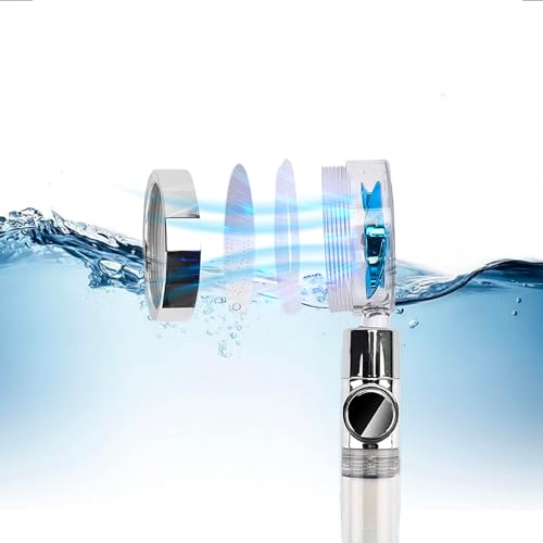 Duschkopf Avilia mit Wassersparfunktion und integriertem Propeller