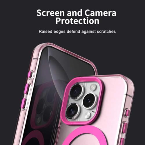 Coque magnétique iPhone 14 Plus rouge rubis rigide - 2
