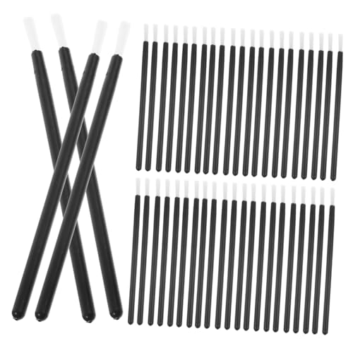 Mikinona 100pcs Lip Brush Set Disposable Makeup Applicators for Women Girls Travel Outdoor Lip Gloss Wands Eyeliner Brush Skin-friendly Nail Makeup Supplies