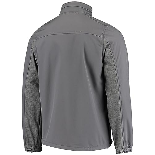 Image of dunbrooke Men's Navy Tennessee Titans Zephyr Softshell Full-Zip Jacket