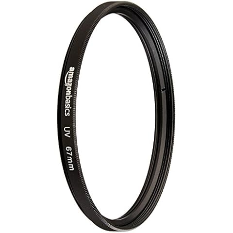 Filtro de protección UV de 67mm de Amazon Basics Cover