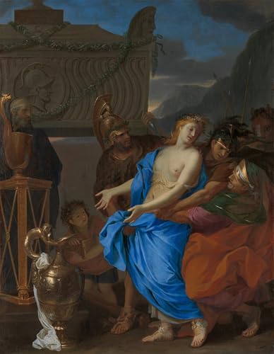 Lienzo de 60x90cm Il Sacrificio di Polissena, elimine el vacío de sus paredes