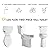 Tall Toilet 21 Inch, Los Flexi Comfort Elongated 21" High Toilets For Seniors, Two-Piece Extra Tall Toilet for Bathroom, 1.28 GPF Single Flush, Soft-Closing Seat, 12-Inch Rough-In
