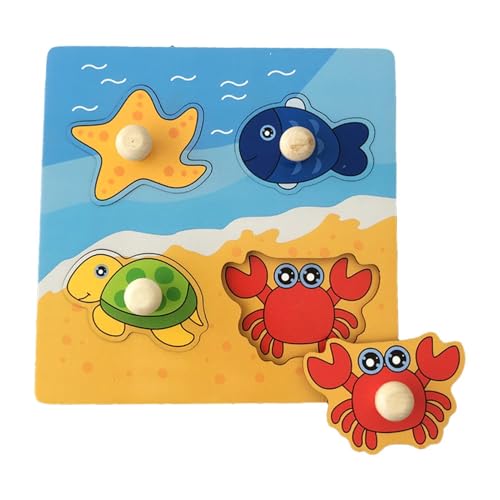 Wooden Cognitive Board Game - Educational Learning Puzzle Toy | Intelligence Development Base Map Interactive Parent Child Play 