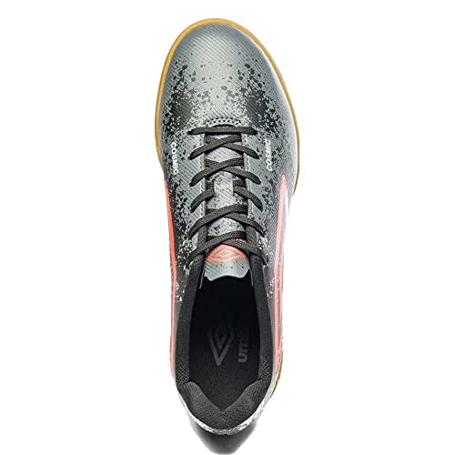 Chuteira Futsal Umbro Cosmic Grafite/coral/preto U01fb050-801-40