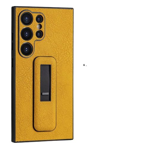 Coque Samsung S24 Ultra antichoc jaune pour réparations évitées et objectif protégé