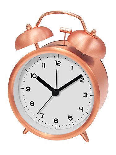 誠時 アナログ置時計 目覚まし レトロ ベルアラーム コッパー PL-002CO