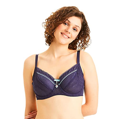 Pomm'poire Lingerie BH mit hohem Halt und Aufwachfunktion – Damen, marine, 70D