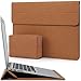HYZUO 15-16 Zoll Laptop Hülle Laptophülle mit Standfunktion für MacBook Pro 16 M5/M4/M3/M2/M1 Pro/Max 2026-2019, XPS 15, MacBook Pro 15 2015-2012, Samsung Galaxy Book Flex/Pro 15, Braun