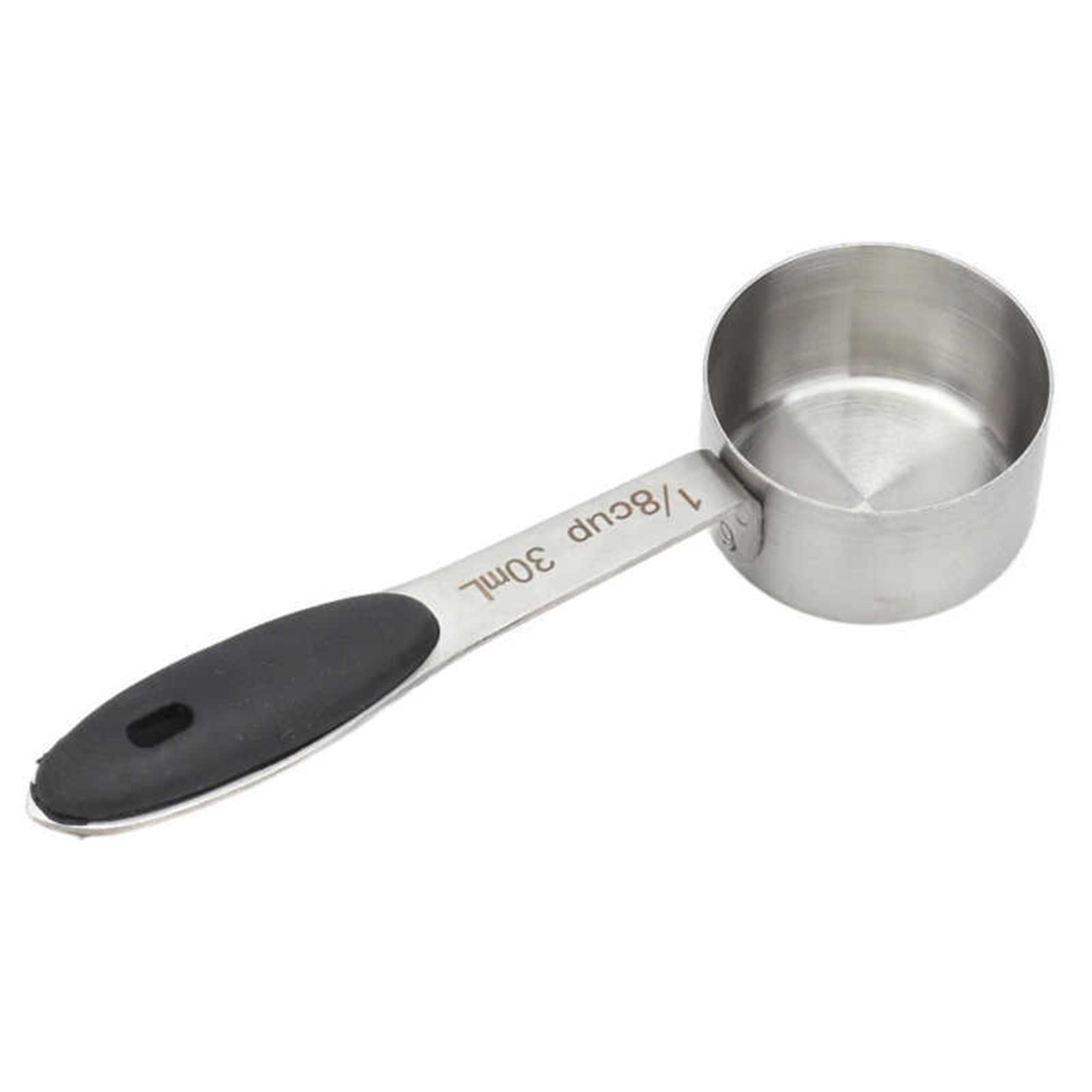Spoon 30ml Large Capacity Coffee Measuring Spoon 1/8 Cup Stainless Steel Kitchen Coffee Spoon Scoop for Home Office Tablespoon