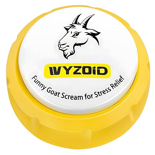 WYZOID Screaming Goat, Screaming Desk Toy Talking Button,Make Funny Screaming Goat - Provide Interesting Gifts for Friends and Colleagues