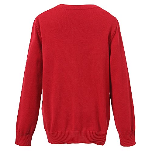 Richie House Girls' Cardigan Sweater with Flower Accents Size 2-12 RH14122