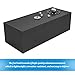 19 Gallon 72L Top-Feed Fuel Cell Gas Tank Can,Universal Aluminum Racing Street Drift Strip Fuel Tank with Level Sensor and Removable Mount Cap,Black