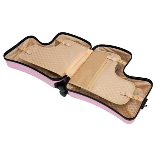 20" Kids Suitcase Luggage Kids Ride On Suitcase Children Travel Suitcase with Sturdy Spinner Wheels (Pink)3