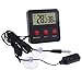 Sanfiyya Thermomètre eptile à maître d'humidité, sondage d'humidité Hygromètre Humidité Humidité Mini-thermomètres sondes pour Le Reptile Aquarium