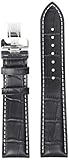 Tissot unisex-adult Leather Calfskin Watch Strap Black T600031121